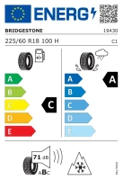 225/55R19 opona BRIDGESTONE WEATHER CONTROL A005 EVO 99V